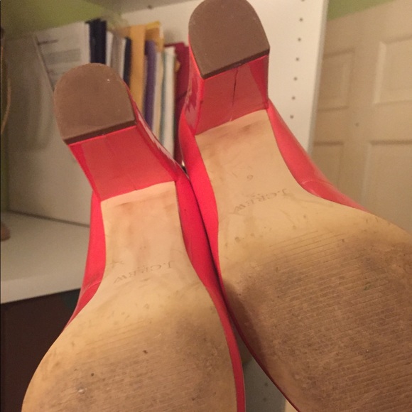 J Crew Block Heel Coral in size 6 - Picture 7 of 7